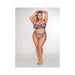 Dreamgirl Shell Bra And Matching G-string Set Lavender 2x | SexToy.com