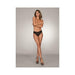 Dg Lace Tanga Open-crotch Panty And Elastic Open Back Detail Black M | SexToy.com