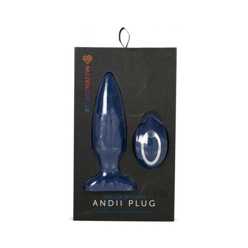 Sensuelle Andii Plug W/roller  Navy Blue | SexToy.com