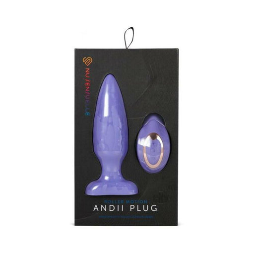 Sensuelle Andii Plug W/roller  Ult Viol | SexToy.com