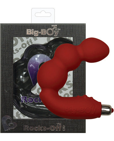 Big Boy Silicone Vibrator Waterproof Red | SexToy.com