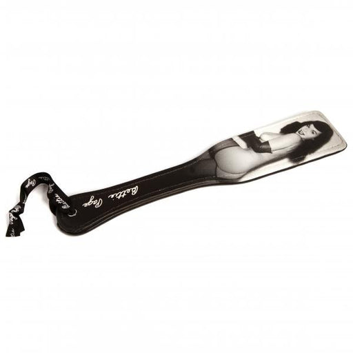 Bettie Page Picture Perfect Spanking Paddle Black | SexToy.com