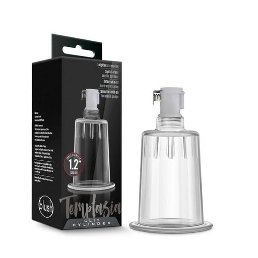 Temptasia Clit Cylinder 1.2in Diameter Clear | SexToy.com