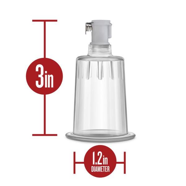 Temptasia Clit Cylinder 1.2in Diameter Clear | SexToy.com