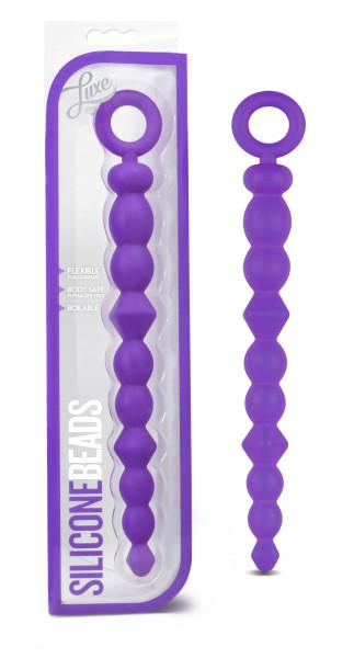 Luxe Silicone Beads Purple | SexToy.com