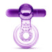 Lick It Vibrating Double Strap Cock Ring Purple | SexToy.com