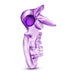 Lick It Vibrating Double Strap Cock Ring Purple | SexToy.com