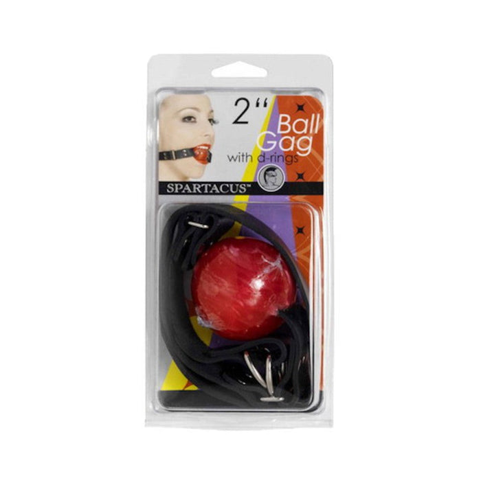 Ball Gag Red Rubber Ball | SexToy.com