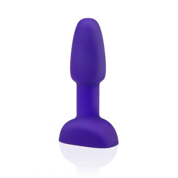B-Vibe Rimming Petite Purple Butt Plug