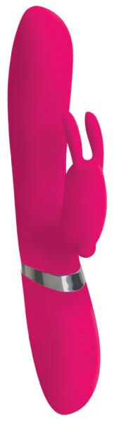 Power Bunnies Hoppy 50X Pink Rabbit Vibrator | SexToy.com