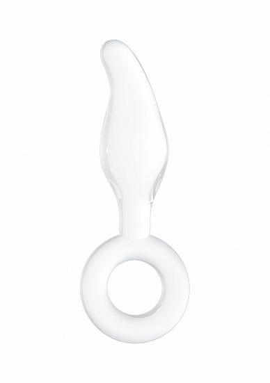 Chrystalino Gripper Glass Butt Plug | SexToy.com