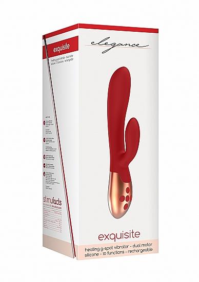 Elegance Exquisite Heating G-Spot Vibrator Red | SexToy.com