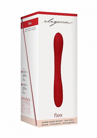 Double Ended Vibrator - Flex - Red | SexToy.com