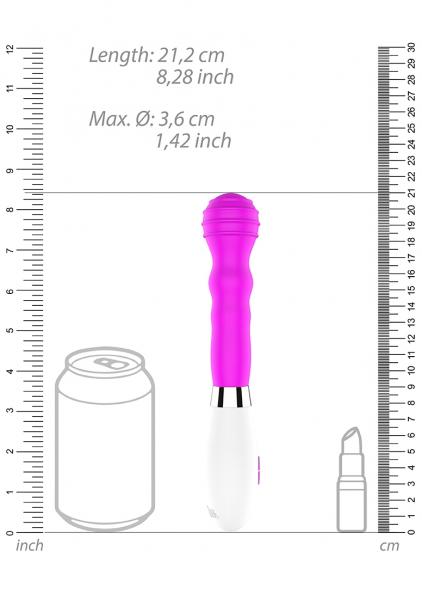 Alida Ultra Soft Silicone 10 Speeds Fuchsia