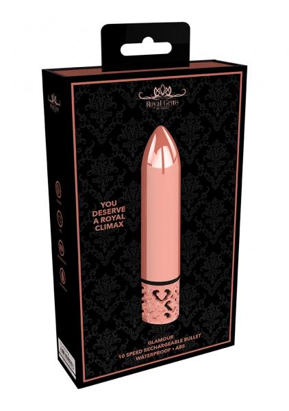 Royal Gems Glamour Rose Abs Bullet Rechargeable