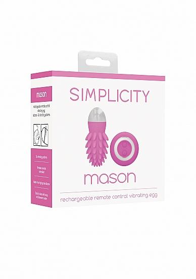 Mason Rechargeable Remote Control Vibrating Egg | SexToy.com