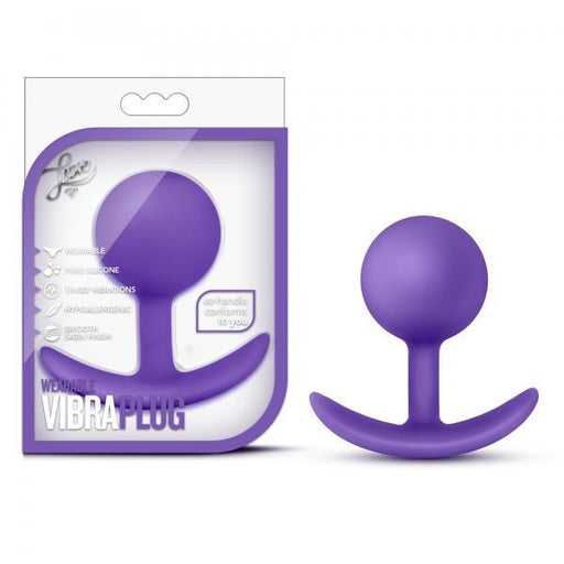 Luxe Wearable Vibra Plug Purple | SexToy.com