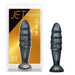 Jet Destructor Carbon Metallic Black Butt Plug | SexToy.com