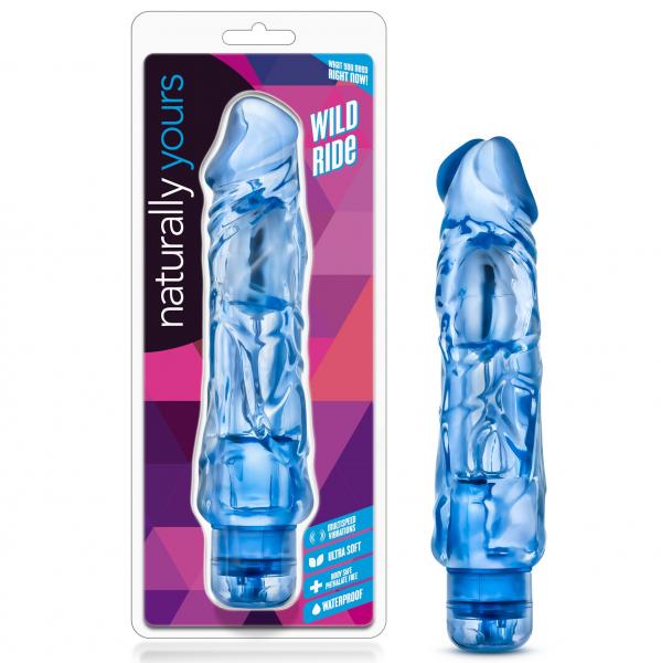 Wild Ride Vibrating Dong - Blue