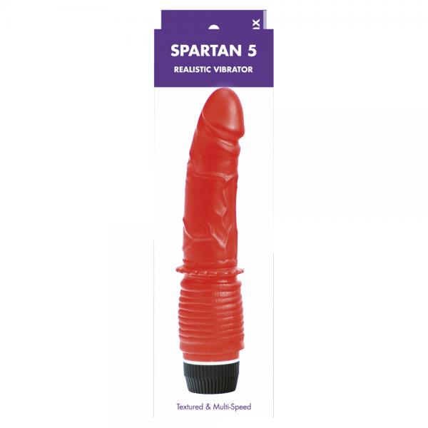 Spartan 5 Realistic Vibrator Red Kinx
