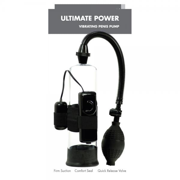 Ultimate Power Penis Pump Black Linx