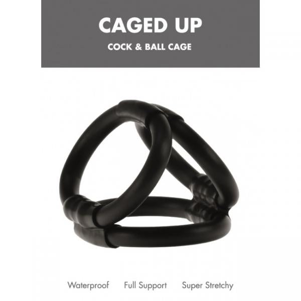 Caged Up Cock Cage Black Linx