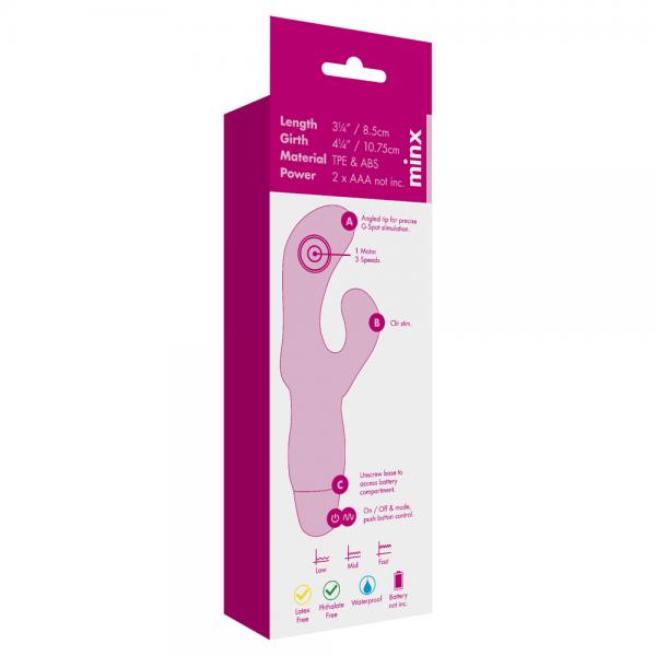 Ultra G G-Spot Vibrator Purple Minx