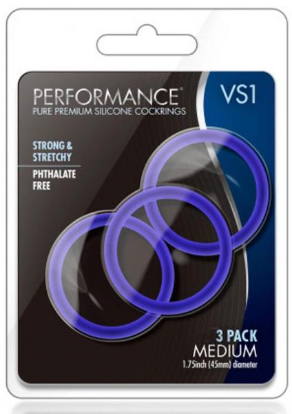 Performance Ring VS1 Medium Silicone Indigo