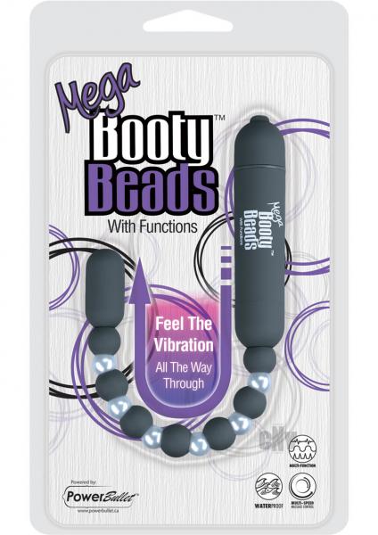 Mega Booty Beads 7 Functions Gray | SexToy.com