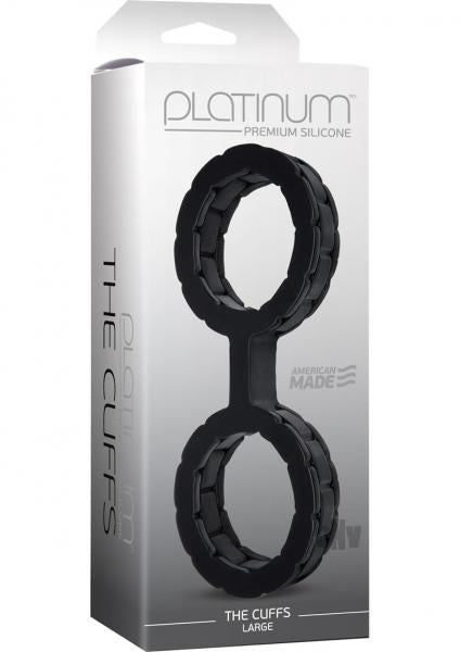 Platinum The Cuffs Large Black | SexToy.com