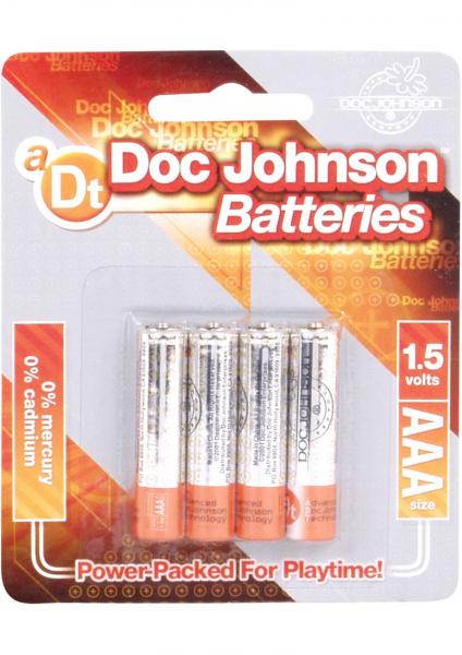 Doc Johnson Batteries AAA 4 Pack | SexToy.com