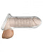 Optimale Extender With Ball Strap Thick Clear | SexToy.com