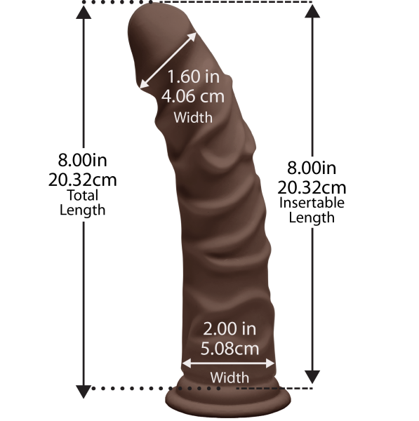 The D Ragin 8 inches Ultraskyn Dildo | SexToy.com