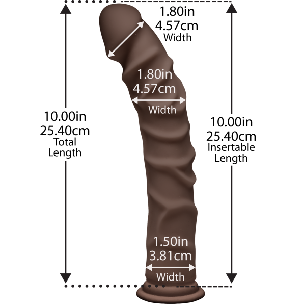 The D Ragin 10 inches Ultraskyn Dildo | SexToy.com