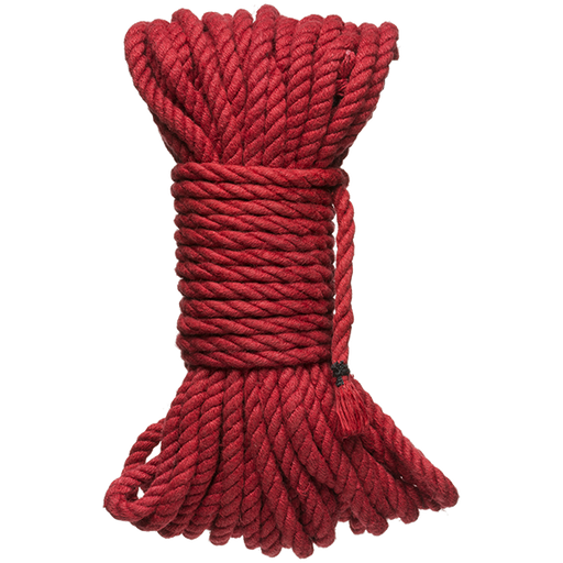 Kink Hogtied Bind & Tie Hemp Bondage Rope 50ft Red | SexToy.com