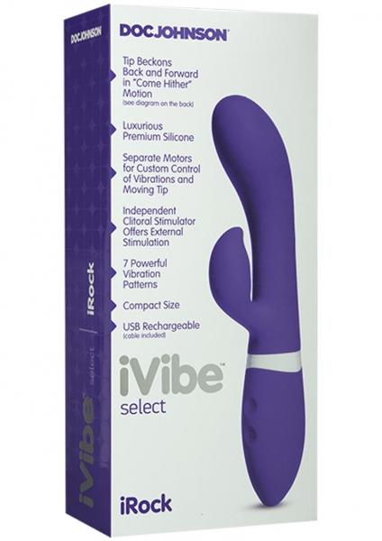 iVibe Select iRock Rabbit Vibrator Come Hither Motion | SexToy.com