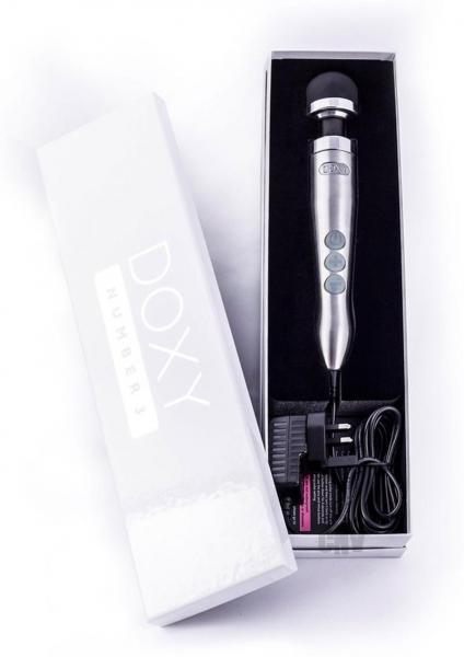 Doxy Number 3 Brushed Metal Massager