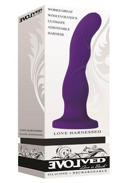 Love Harnessed Vibrating Dildo Purple | SexToy.com