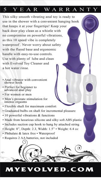 Wet & Wild Anal Play Shower Hook Vibrator | SexToy.com