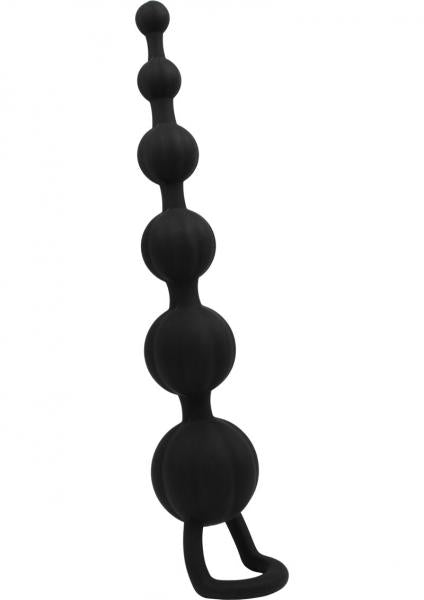 Silicone Butt Beads Black | SexToy.com