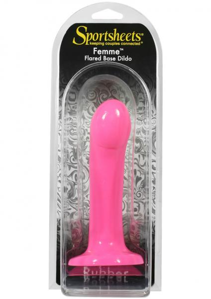 Sportsheets Femme PVC Flared Base Dildo Pink | SexToy.com