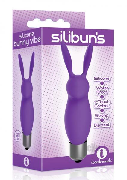 Silibuns Bunny Bullet Vibrator Purple