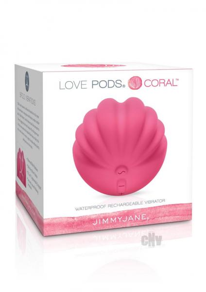 Jimmyjane Love Pods Coral Pink Vibrator | SexToy.com