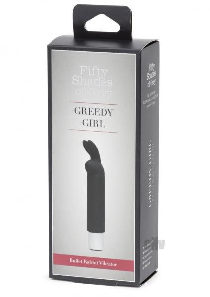 Fifty Shades Of Grey Greedy Girl Bullet Rabbit Vibrator Black | SexToy.com