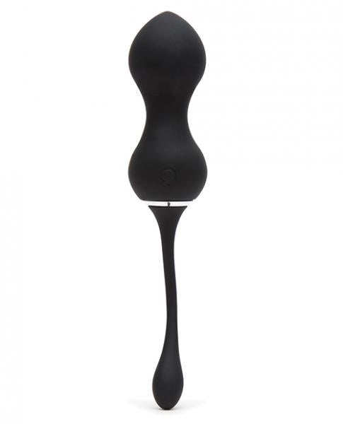 Fifty Shades Of Grey Relentless Vibrations Remote Control Kegel Balls Black | SexToy.com