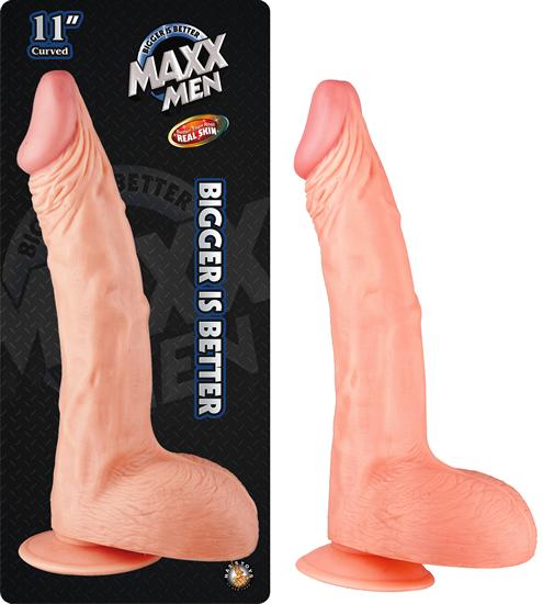 Maxx Men Curved Dong 11 inches Flesh | SexToy.com