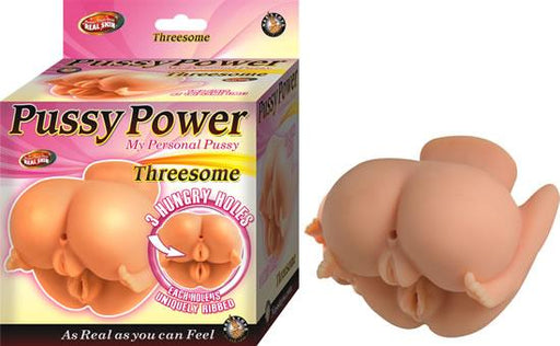 Pussy Power Threesome Beige | SexToy.com