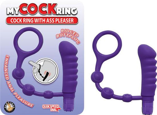 My Cockring With Ass Pleaser Purple | SexToy.com