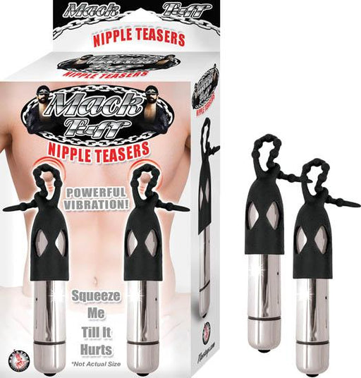 Mack Tuff Nipple Teasers Silver Black | SexToy.com