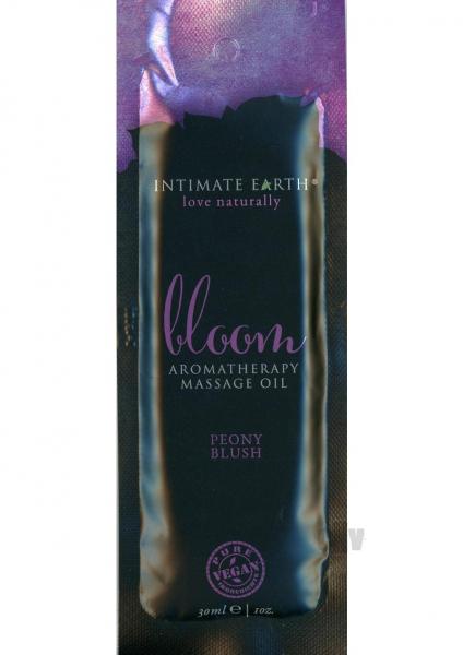 Intimate Earth Bloom Massage Oil Foil 1oz | SexToy.com